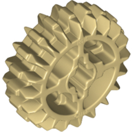 Technic Gear 20 Tooth Double Bevel with Axle Hole Type 1 [+ Opening] (18575)