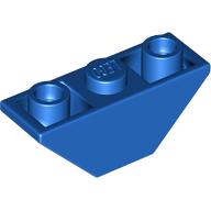 Slope Inverted 45° 3 x 1 Double with 2 Blocked Open Studs (18759)