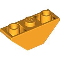 Slope Inverted 45° 3 x 1 Double with 2 Blocked Open Studs (18759)