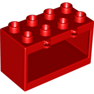 Duplo Container Box 2 x 4 x 2 with Open Sides (18806)