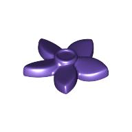 Plant, Flower with 5 Pointed Petals and Pin (18853)