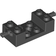 Brick Special 2 x 4 with Wheels Holder, Single Slit with 2 x 2 Recessed and Hole (18892)