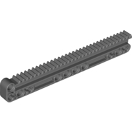 Technic Gear Rack 1 x 14 x 2 with Axle and Pin Holes (18942)