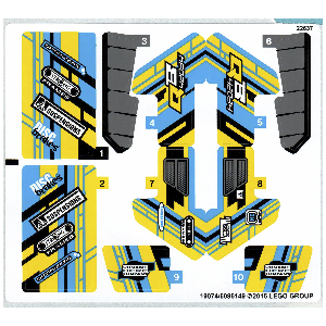 Sticker Sheet for Set 42034-1 (19074)