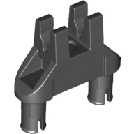 Technic Pin Double Triangle 1 x 3 with 2 Clips Not Completely Round Pin Holes (19159)
