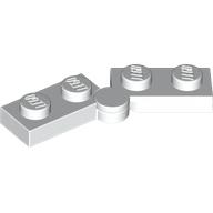 Hinge Plate 1 x 4 Swivel Top / Base - Hollow Clip [Complete Assembly] (1927)