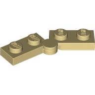 Hinge Plate 1 x 4 Swivel Top / Base - Hollow Clip [Complete Assembly] (1927)