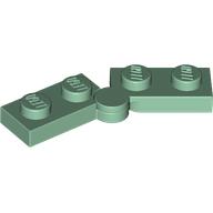 Hinge Plate 1 x 4 Swivel Top / Base - Hollow Clip [Complete Assembly] (1927)