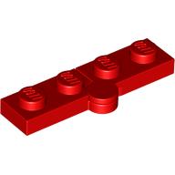 Hinge Plate 1 x 4 Swivel Top / Base - Hollow Clip [Complete Assembly] (1927)