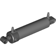 Pneumatic Cylinder 2 x 11 with 2 Stepped Inlets [V2] (19478)