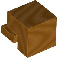 Minifig Head Special, Cube with Rear Ledge [Plain] (19727)