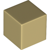 Minifig Head Special, Cube [Plain] (19729)