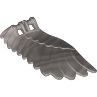 Creature Body Part, Wing 4 x 7 Left with Feathers and Handles for Clips (20313)