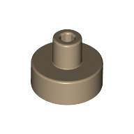 Tile Round 1 x 1 with Hollow Bar (20482)