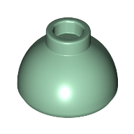Brick Round 1.5 x 1.5 Dome Top [Plain] (20952)