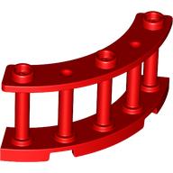 Fence Spindled 4 x 4 x 2 Quarter Round with 3 Studs (21229)