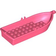 Boat / Rowing Boat 14 x 5 x 2 with Oarlocks [No Hollow Inside Studs] (21301)