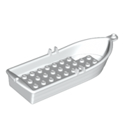 Boat / Rowing Boat 14 x 5 x 2 with Oarlocks [No Hollow Inside Studs] (21301)