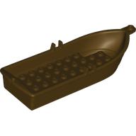Boat / Rowing Boat 14 x 5 x 2 with Oarlocks [No Hollow Inside Studs] (21301)