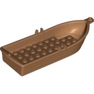 Boat / Rowing Boat 14 x 5 x 2 with Oarlocks [No Hollow Inside Studs] (21301)