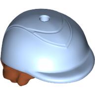 Hair and Hat, Short Dark Orange with Riding Helmet (2136pat0001)
