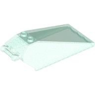 Windscreen 8 x 4 x 2 with Handle and 2 Studs [Solid Studs] [Plain] (21849)
