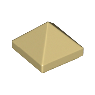 Slope 45° 1 x 1 x 2/3 Quadruple Convex [Pyramid] (22388)