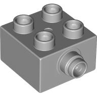 Duplo Brick 2 x 2 - Grooved Pin on Side (22881)