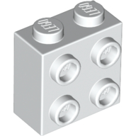 Brick Special 1 x 2 x 1 2/3 with 4 Studs on 1 Side (22885)