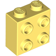Brick Special 1 x 2 x 1 2/3 with 4 Studs on 1 Side (22885)