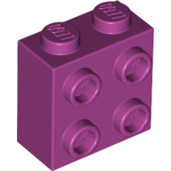 Brick Special 1 x 2 x 1 2/3 with 4 Studs on 1 Side (22885)