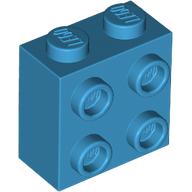 Brick Special 1 x 2 x 1 2/3 with 4 Studs on 1 Side (22885)