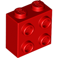 Brick Special 1 x 2 x 1 2/3 with 4 Studs on 1 Side (22885)