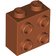 Brick Special 1 x 2 x 1 2/3 with 4 Studs on 1 Side (22885)