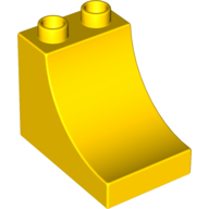 Duplo Brick 2 x 3 x 2 with Curve (2301)