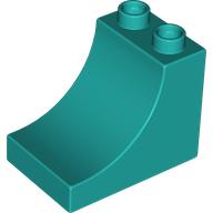 Duplo Brick 2 x 3 x 2 with Curve (2301)