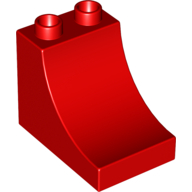 Duplo Brick 2 x 3 x 2 with Curve (2301)