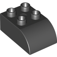Duplo Brick 2 x 3 with Curved Top (2302)