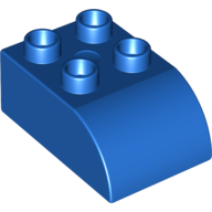 Duplo Brick 2 x 3 with Curved Top (2302)