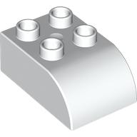 Duplo Brick 2 x 3 with Curved Top (2302)