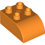 Duplo Brick 2 x 3 with Curved Top (2302)
