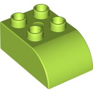 Duplo Brick 2 x 3 with Curved Top (2302)