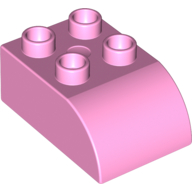 Duplo Brick 2 x 3 with Curved Top (2302)