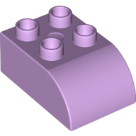 Duplo Brick 2 x 3 with Curved Top (2302)