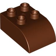 Duplo Brick 2 x 3 with Curved Top (2302)