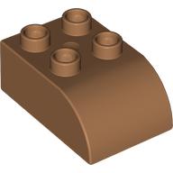 Duplo Brick 2 x 3 with Curved Top (2302)