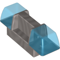 Duplo Siren / Flashing Light - Trans-Dark Blue (2318c01)