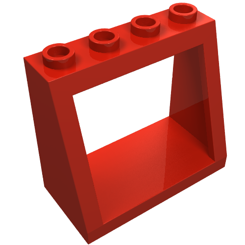 Windscreen 2 x 4 x 3 Frame with Hollow Studs (2352b)