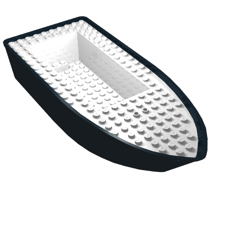 Boat 25 x 10 x 4 1/3 [Complete Assembly] (2372c01)