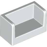 Panel 1 x 2 x 1 with Rounded Corners and 2 Sides (23969)